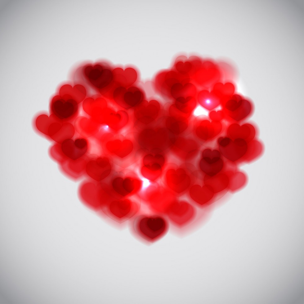 Blurred Vector Heart