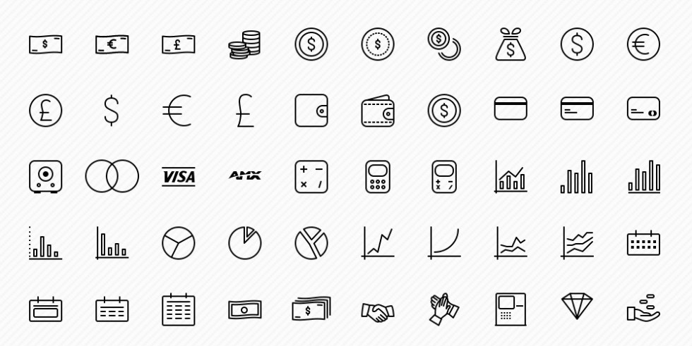 Free 50 Business Icons Set fro