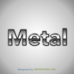 Psd Metal Text Idea