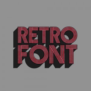 Retro Font Style