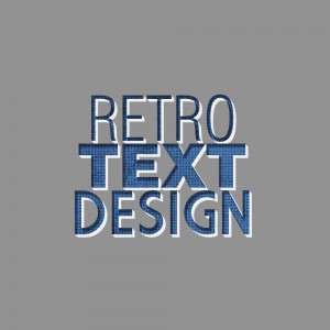 Retro Text Design