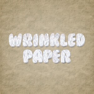 Wrinkled Paper Style
